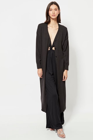 Gilet long - Noir