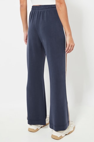 Pantalon flare relaxed - Bleu marine