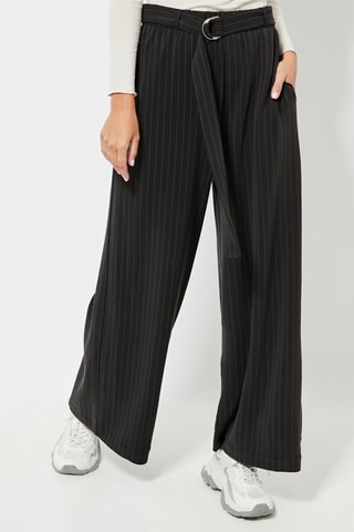 Pantalon wide legs - Noir