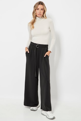 Pantalon wide legs - Noir