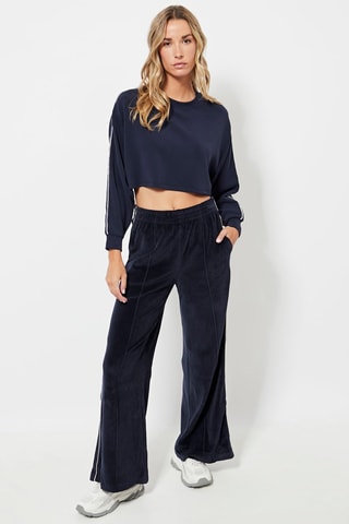 Pantalon en velours - Bleu marine