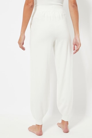 Jogger taille haute - Blanc