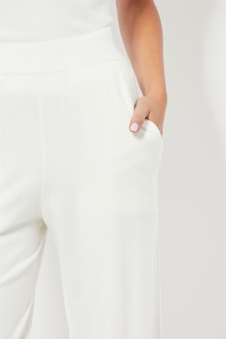Jogger taille haute - Blanc