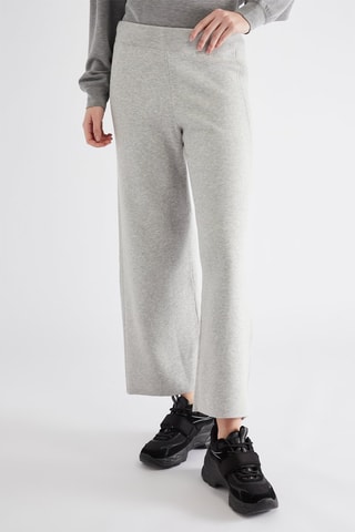 Pantalon 7/8 - Gris clair chiné