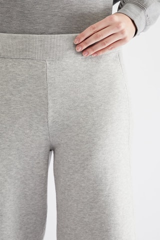 Pantalon 7/8 - Gris clair chiné
