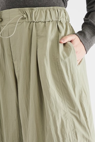 Pantalon wide legs taille haute - Vert olive