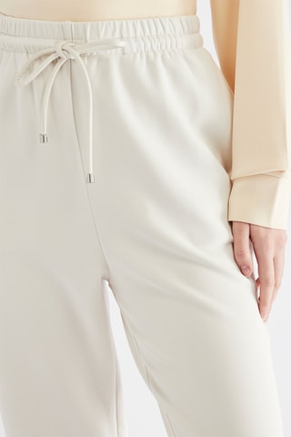 Pantalon regular - Blanc