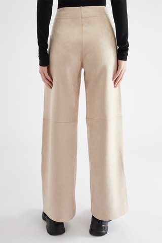 Pantalon taille haute - Beige