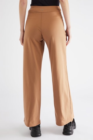 Pantalon regular taille haute - Camel