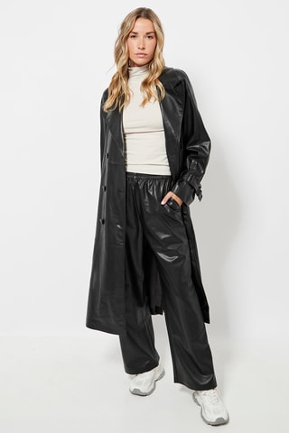 Pantalon taille haute - Noir