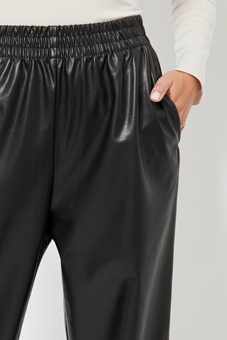 Pantalon taille haute - Noir