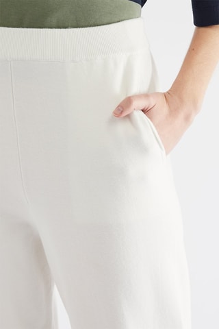 Jogging taille haute - Blanc
