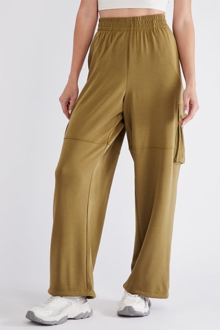 Pantalon cargo - Vert olive