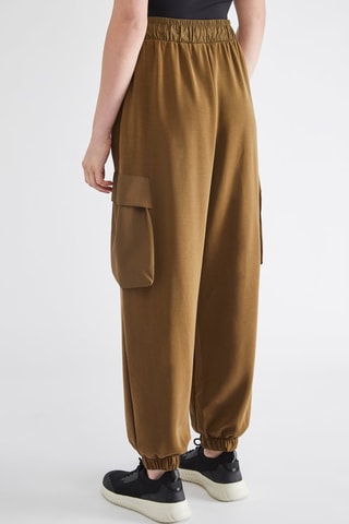 Jogger taille haute - Marron