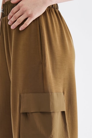 Jogger taille haute - Marron