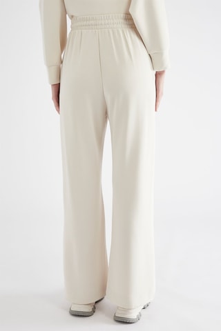 Pantalon flare taille haute - Ecru