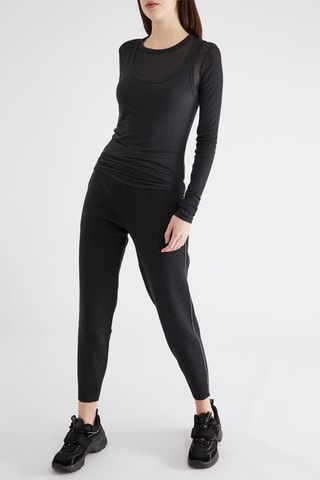 Jogging taille haute - Noir