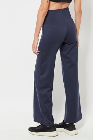 Pantalon taille haute - Bleu marine