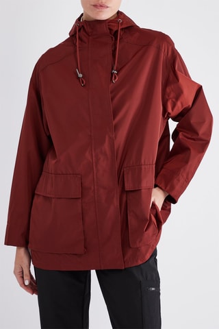 Parka à capuche - Rouge