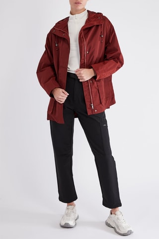 Parka à capuche - Rouge