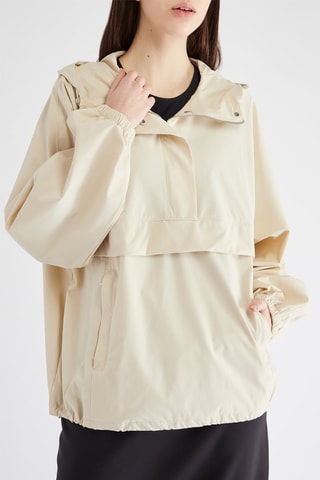 Coupe-vent à capuche - Beige