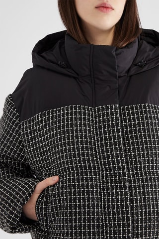 Veste à capuche - Noir et blanc