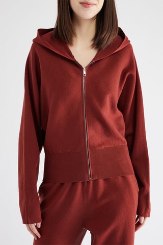 Veste à capuche - Bordeaux