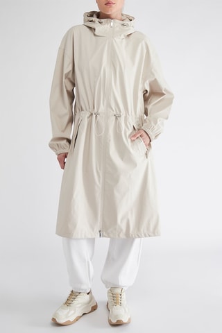 Imperméable à capuche - Beige