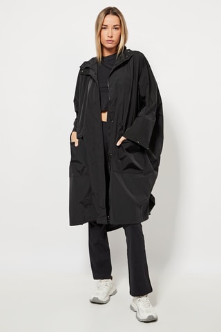 Coupe-vent à capuche - Noir