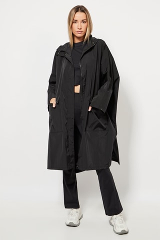 Coupe-vent à capuche - Noir