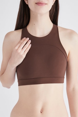 Brassière de compression - Marron
