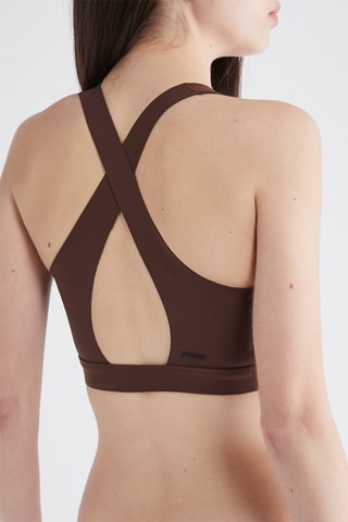 Brassière de compression - Marron