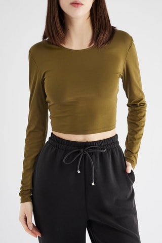 Crop top - Marron