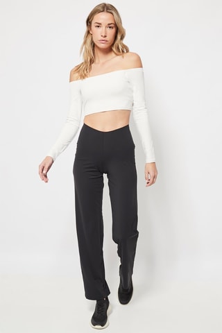 Crop top Blanc