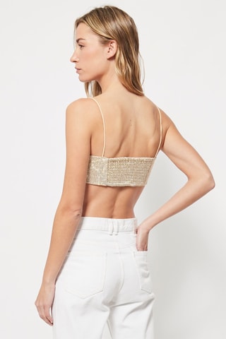 Crop top Beige