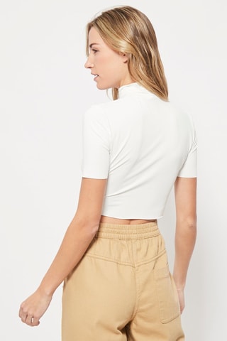 Crop top Blanc