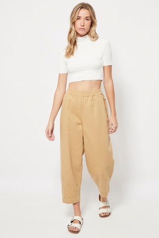 Crop top Blanc
