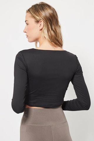 Crop top Noir