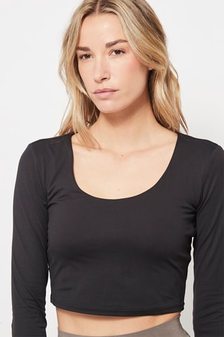 Crop top Noir