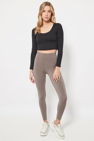 Crop top Noir