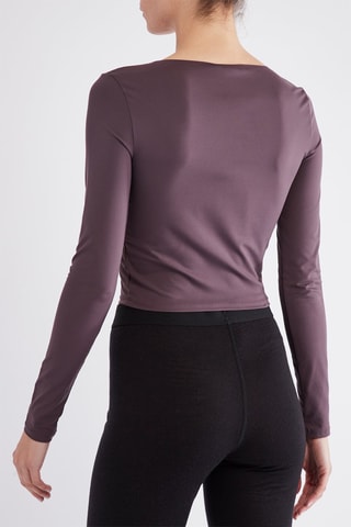 Crop top - Marron foncé