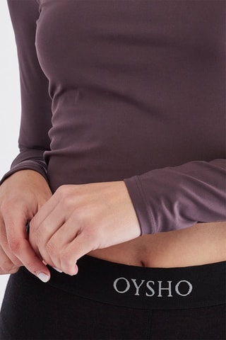 Crop top - Marron foncé