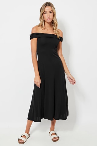 Robe midi - Noir
