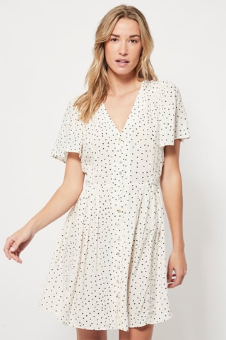 Robe patineuse Blanc