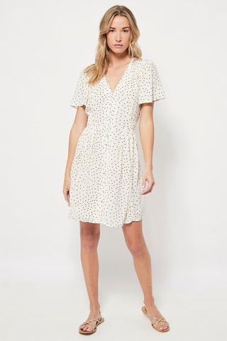 Robe patineuse Blanc