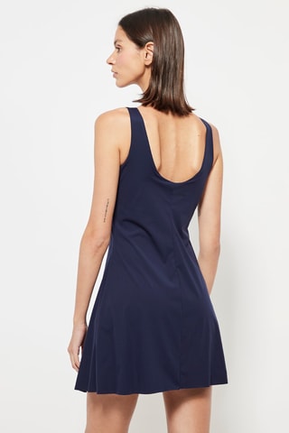 Robe patineuse sans manches - Bleu marine