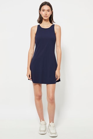 Robe patineuse sans manches - Bleu marine