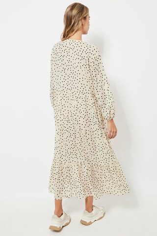 Robe midi - Beige