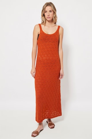 Robe longue Orange