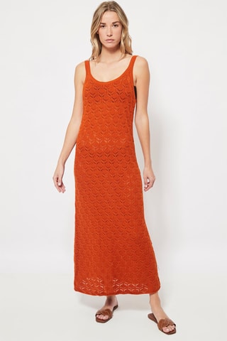 Robe longue Orange
